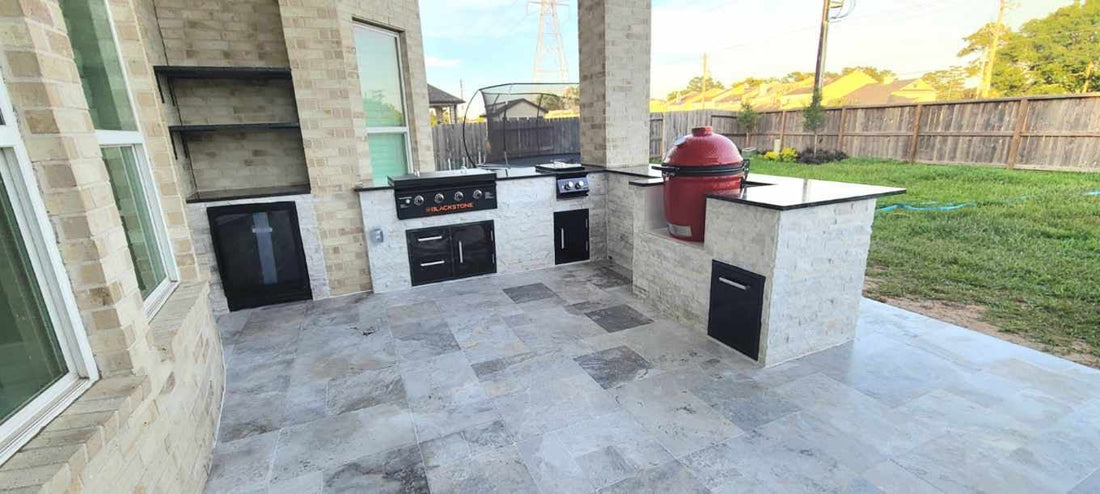 Summer 2025 Contractor Installed Outdoor Kitchen Project Recap