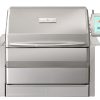 Memphis Pro 28" Built-In Pellet Grill ITC3 in action, highlighting the grill's versatility for smoking, roasting, and searing.