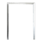 TrueFlame stainless trim kit for 24-inch outdoor kegerator built-in installation AMD-RTK-24LG-A