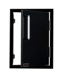 Bonfire Single Vertical Door 17" x 24" Black - durable outdoor kitchen door made of high-quality stainless steel.