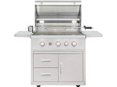 Summerset TRL Pro 32" Freestanding Grill on Deluxe Cart - TRLPRO32 + CARTTRL32-DC