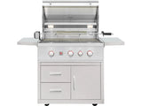 Summerset TRL Pro 32" Freestanding Grill on Deluxe Cart - TRLPRO32 + CARTTRL32-DC