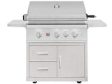 Summerset TRL Pro 32" Freestanding Grill on Deluxe Cart - TRLPRO32 + CARTTRL32-DC
