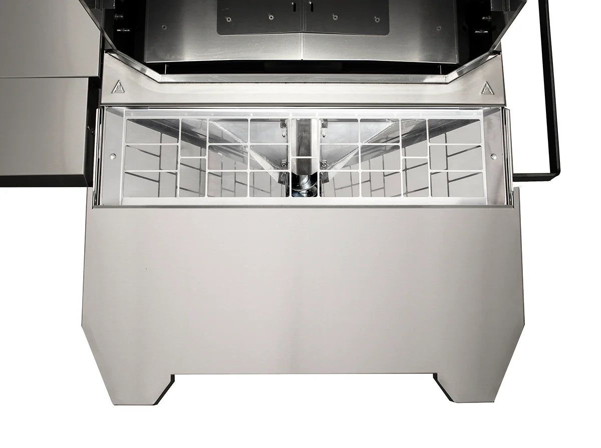 Memphis Elevate 30" Freestanding Pellet Grill in action, showcasing its versatility for grilling and smoking.