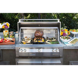 Alfresco 42" Built-In Grill ALXE-42 - 3 Burner with Infrared Rotisserie & Smoker System