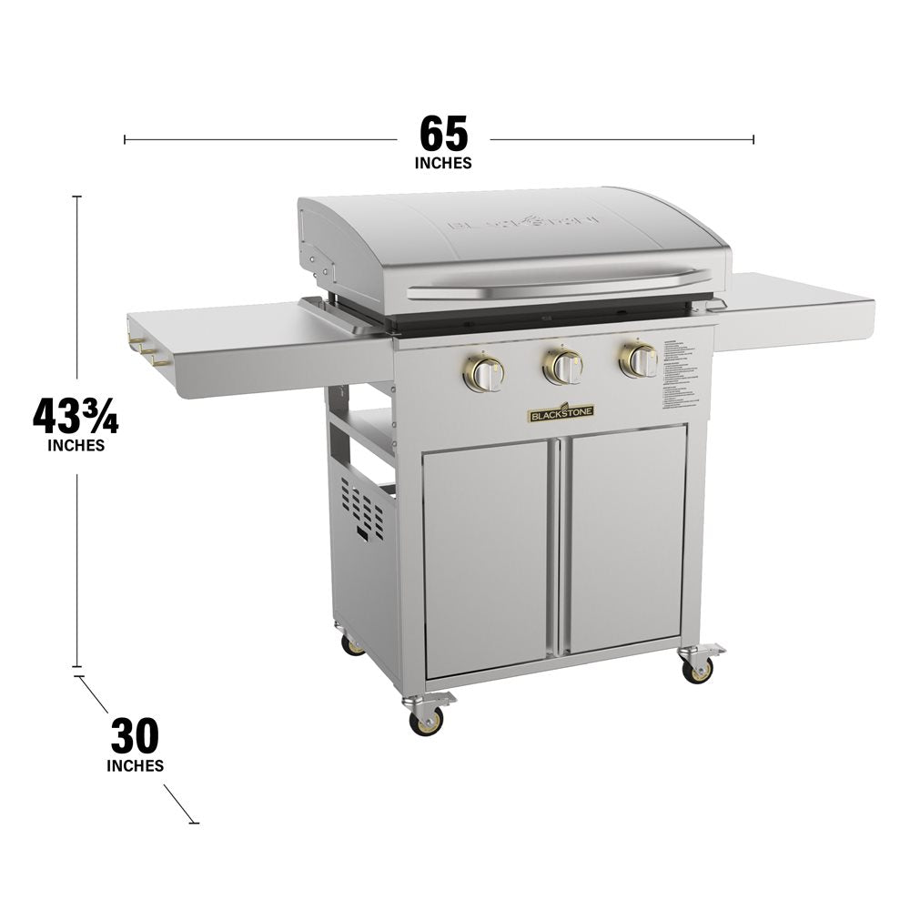 Blackstone Select 28" Griddle Cart with Cabinet showcasing its sleek design and durable material.