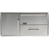 Coyote Combo Drawer - Warming Drawer, Storage Drawer, and Single Access Door - CCD-WD