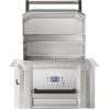 Interior view of Memphis Elevate 30" Built-In Pellet Grill highlighting the spacious cooking area and convection system.