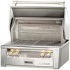 Alfresco 30" Built-In Grill - Premium 2 Burner, 36,000 BTU, 304 Stainless Steel, Rotisserie & Smoker