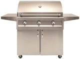 Artisan Series 36-inch freestanding cart gas grill ART-36C with three burners in 304 stainless steel