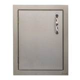 Artisan Single Door 17" Right or Left Hinge showcasing durable stainless steel construction for outdoor kitchens.