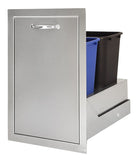 Artisan 20" Roll-Out Stainless Steel Trash Bin ARTP-TC2-20SC