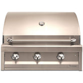 Artisan American Eagle 32" Built-In Grill, 3 Burner with a sleek stainless steel finish, designed for outdoor cooking.