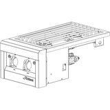 Artisan Built-In Double Side Burner with powerful 15,000 BTU brass burners and electronic ignition, designed for easy drop-in installation.