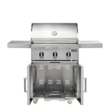 Coyote C-Series 30" LP Grill on Cart with Side Burner - C3C30LP-FS