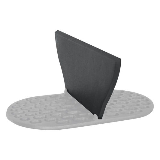 Primo cast iron firebox divider for Oval Large ceramic grill, splits the charcoal bed for two-zone cooking