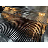 TrueFlame Grill 40” 5 Burner Grill with exterior LED lighting and heat zone separators.