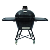 Primo cradle with side tables for Oval Large ceramic charcoal grill, All-In-One stand setup
