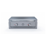 Le Griddle Ranch Hand GEE75 built in with the optional GFFRAME75 stainless trim kit