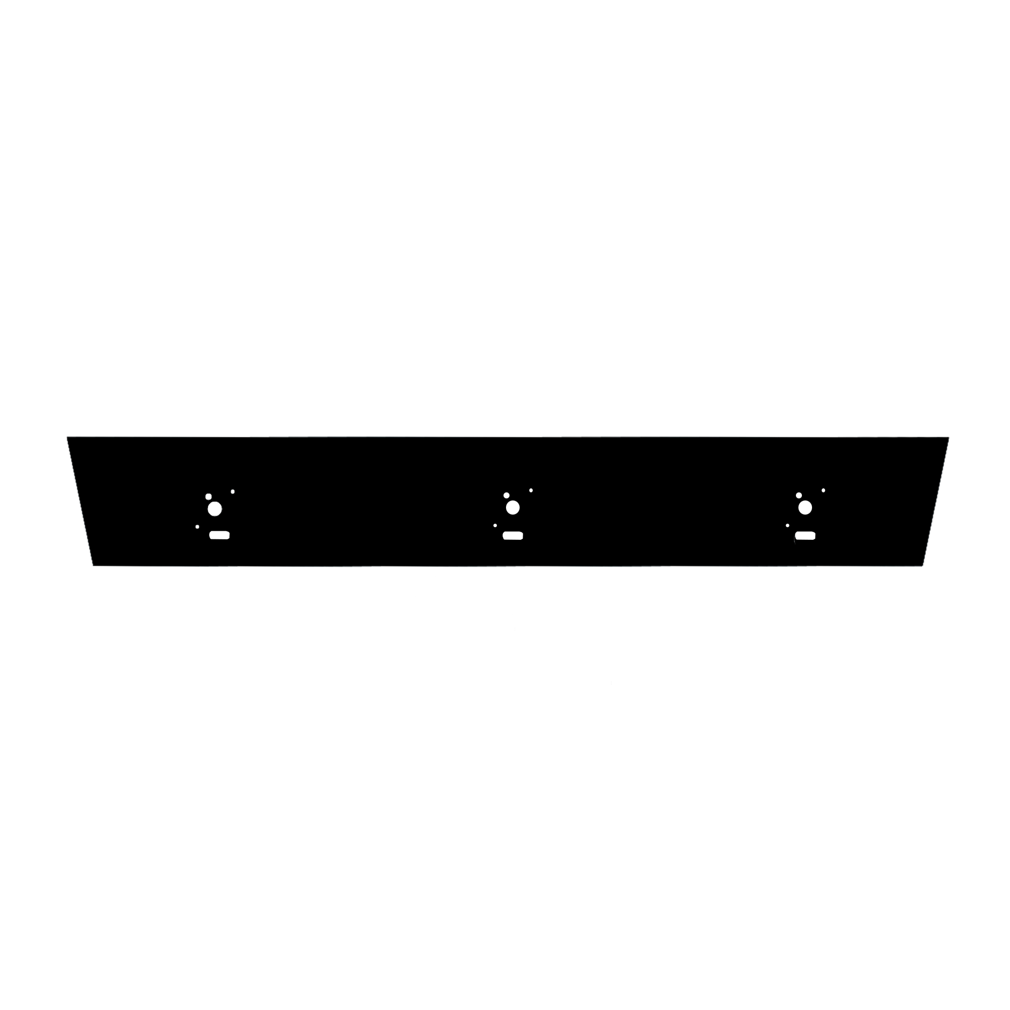 Le Griddle OML105BLKPNL matte black front panel for the Pro Series 105 griddle