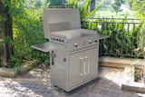 Le Griddle GFCART75 cart with a 75 Series griddle fitted, griddle sold separately
