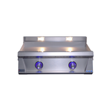 Le Griddle Pro Series 75 built-in gas griddle, model OML75P3, in 304 stainless steel