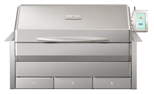 Memphis Elite 39" Built-In Pellet Grill ITC3 showcasing its sleek design and stainless steel construction