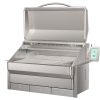 Memphis Elite 39" Built-In Pellet Grill ITC3 showcasing its premium 304 stainless steel design and features like IntelliBurn Technology and a 7" touch screen display.