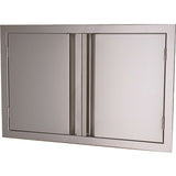 RCS Valiant Series Double Door 30" x 19" - High-quality stainless steel outdoor kitchen cabinetry.