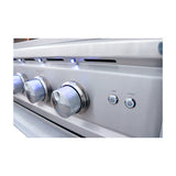 RCS 38" Cutlass Pro Freestanding Grill featuring a full-length slide-out drip tray for effortless cleaning.