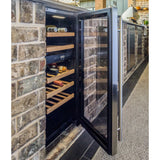 RCS Wine Cooler Refrigerator W/ 15" Glass Window - 3.2 Cu. Ft. - UL Rated