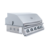 RCS 40" Premier Drop-In Grill showing superior stainless steel construction and stylish design.