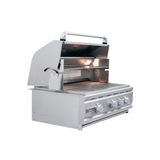 RCS 30" Cutlass Pro Built-In Grill showcasing its sleek stainless steel design and three powerful burners.