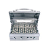 RCS 32" Premier Freestanding Grill Cart demonstrating its portable design for easy mobility.