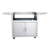 RCS 32" Premier Freestanding Grill Cart in action grilling delicious food, showcasing its premium performance.