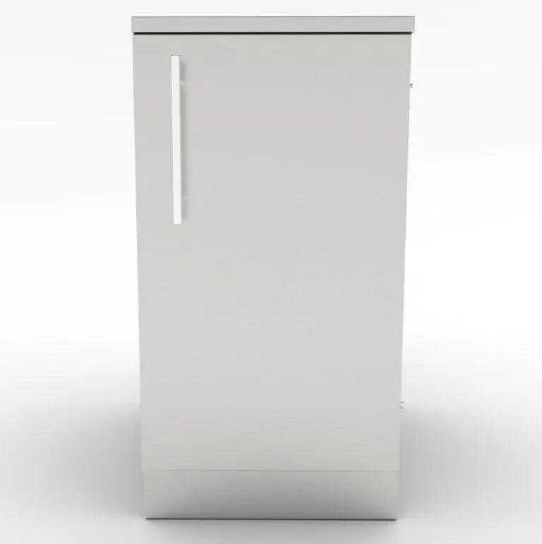 Sunstone 18" Left or Right Swing Door Cabinet with Shelf showcasing its sleek design and spacious interior.