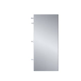 TrueFlame 8-inch spacer bracket side view for 42-inch outdoor vent hood TF-VH42-3-SP8