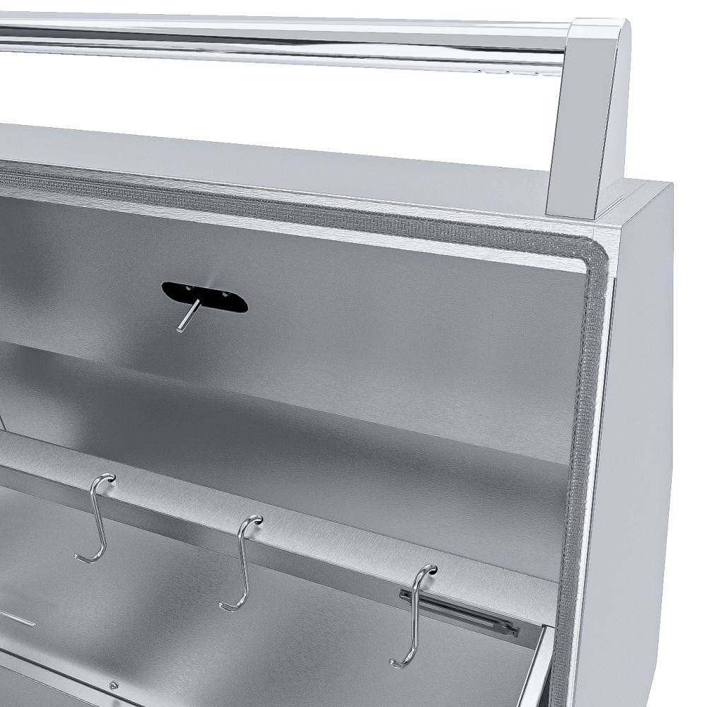 Sunstone 40” Pellet Grill demonstrating its spacious cooking area ideal for grilling, smoking, and roasting.