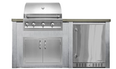 6 Ft Artisan Grill Outdoor Kitchen Island by Haven - Multiple Configurations
