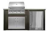 6 Ft Artisan Grill Outdoor Kitchen Island by Haven - Multiple Configurations