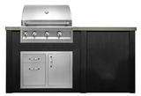 6 Ft Artisan Grill Outdoor Kitchen Island by Haven - Multiple Configurations