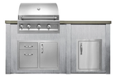6 Ft Artisan Grill Outdoor Kitchen Island by Haven - Multiple Configurations