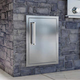 Bonfire Vertical Single Door 14" x 20" mounted elegantly, ideal for organizing outdoor kitchen essentials.