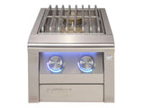 Alfresco Intelligent Professional 14" Cart-Mount Double Side Burner AIPGSB-2C - 40,000 BTU, 2 Burners, 304 Stainless Steel with LumaTouch Lighting