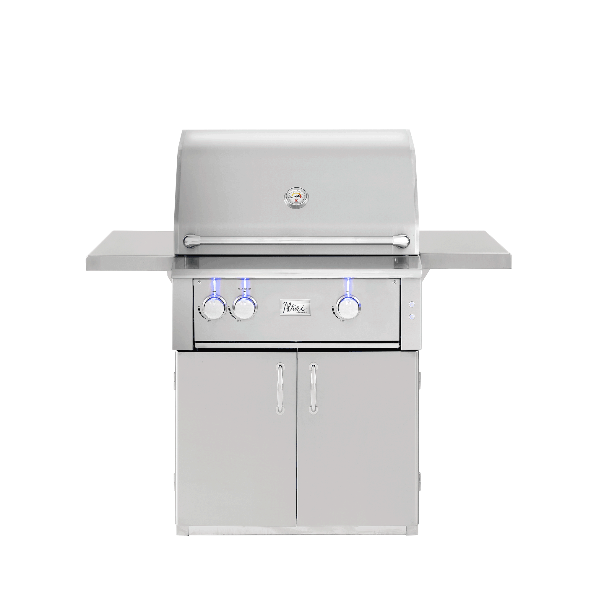 American Made Grills Alturi 30-inch grill cart — shown with an Alturi 30 grill head fitted