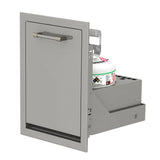Artisan 18-inch stainless steel propane tank drawer ARTP-LPTDR-18SC