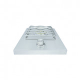 RCS Cutlass Single Side Burner with the included protective lid, highlighting its practical features for grilling and cooking outdoors.