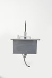 Coyote 21" Sink with Faucet, Drain and Soap Dispenser C3SINKF21