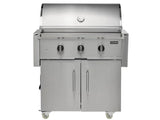 Coyote C-Series 34" Freestanding Cart Grill C3C34+C3C34CT