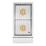 American Made Grills Encore double side burner — overhead view